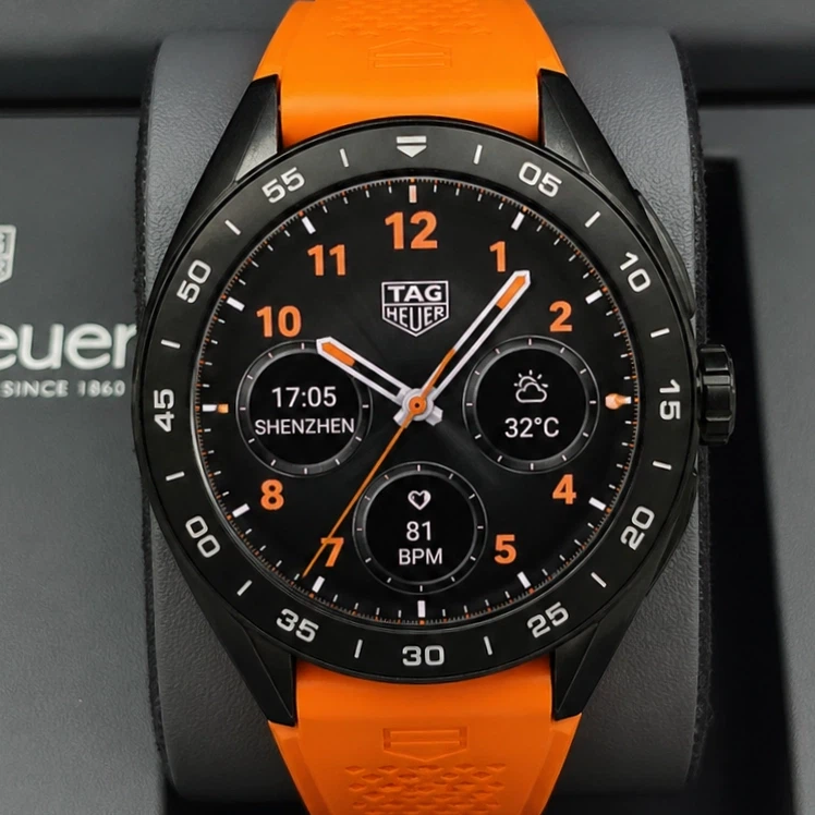 tag-heuer-connected-calibre-e5-45mm-orange-rubber-strap-1